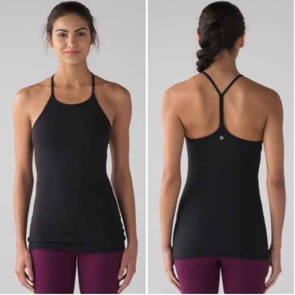 Lululemon Sun Setter Tank in Black Size 6 W1AKQS - Picture 1 of 11